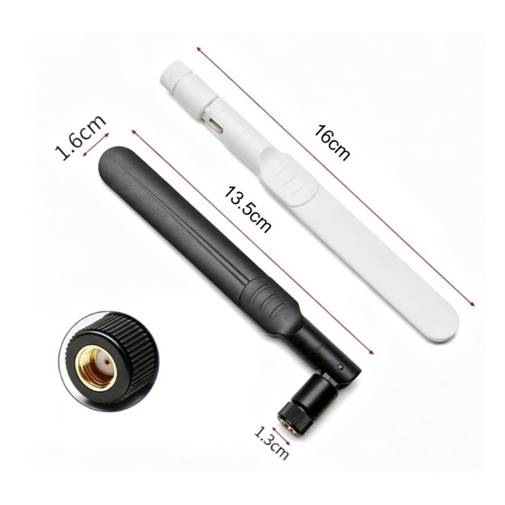 Metabee 2.4/5.8GHz 8dBi Faltbare Paddel Gummi Ente WiFi Antenne, RP-SMA Männlich, Schwarz