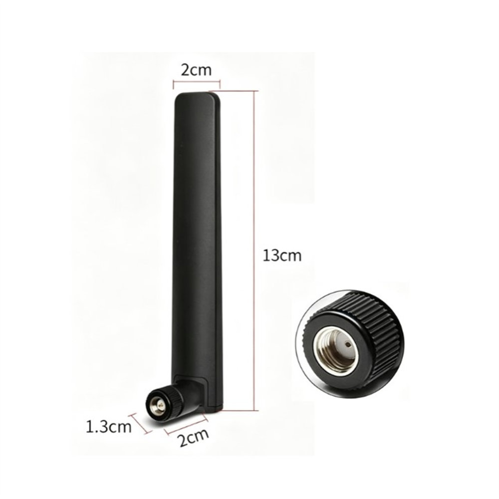 Metabee 2.4/5.8GHz 10dBi Dual Band Faltbare Paddel Gummi Ente Antenne, RP-SMA Männlich, Schwarz