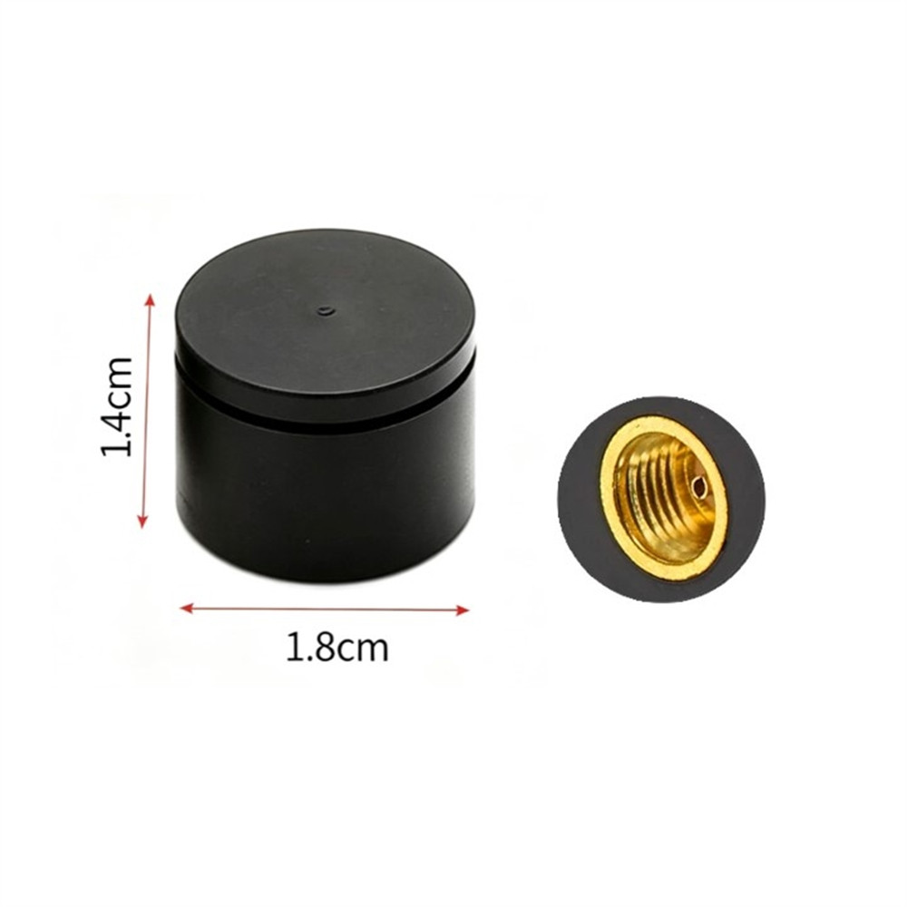 Metabee 2.4/5.8GHz 3dBi Stummelige Gummi-Ente WiFi-Antenne, RP-SMA Stecker, Schwarz