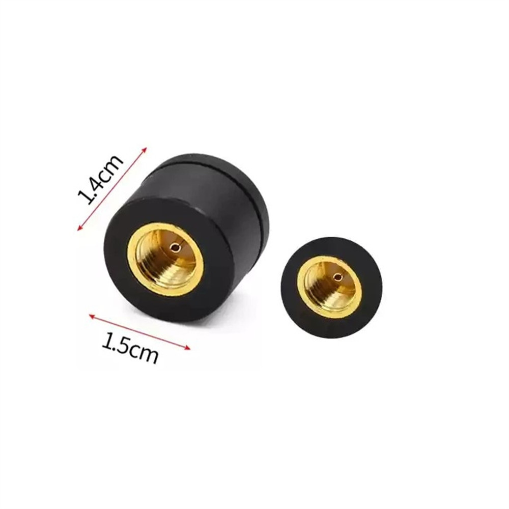Metabee 2.4/5.8GHz 3dBi Omnidirektionale Stubby Gummi-Enten-Antenne, RP-SMA Stecker, Schwarz