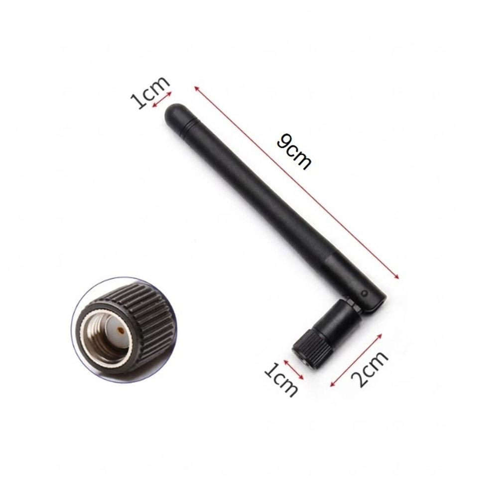 Metabee 2.4/5.8GHz 3dBi Kipp-Schwenkgummi-Ente WiFi-Antenne, RP-SMA-Männchen