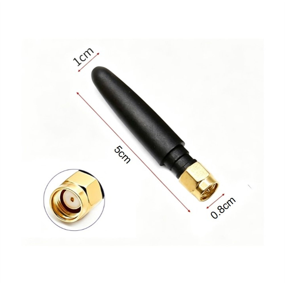 Metabee 2.4/5.8GHz 3dBi Kleine Gummi Ente WiFi Antenne, RP-SMA Männlich, Omnidirektional