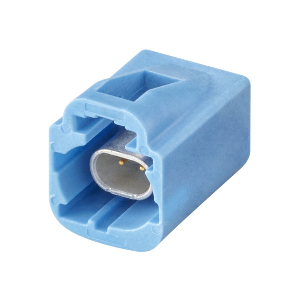 Metabee H-MTD 2 Pin Code C Through Hole PCB Plug 100Ω Connector, DC-10 GHz, Straight, Compatible with E6S10A-40MT5-C