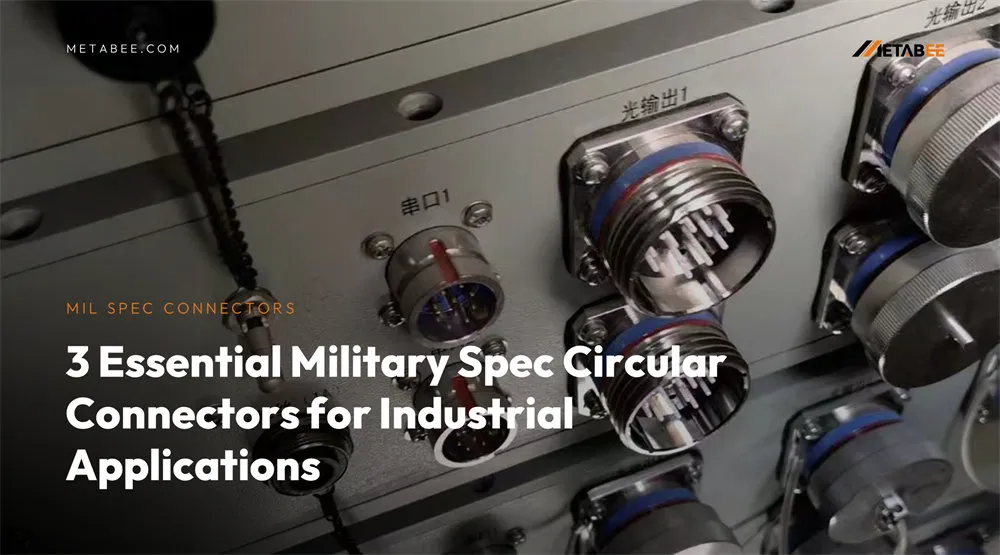 3 Essential Military Spec Circular Connectors for Industrial Applications: An Engineer’s Guide to MS5015, 26482, and D38999